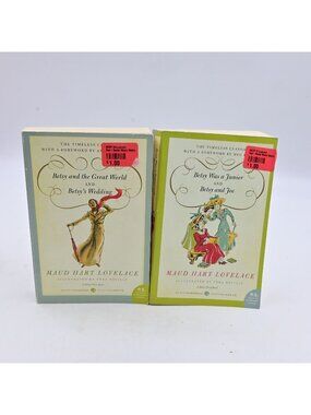 Maud Hart Lovelace Betsy-Tacy Series HarperPerennial Paperback‎ Book Lot of 2